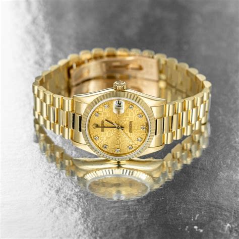 second hand rolex gold|goldsmiths used Rolex watches.